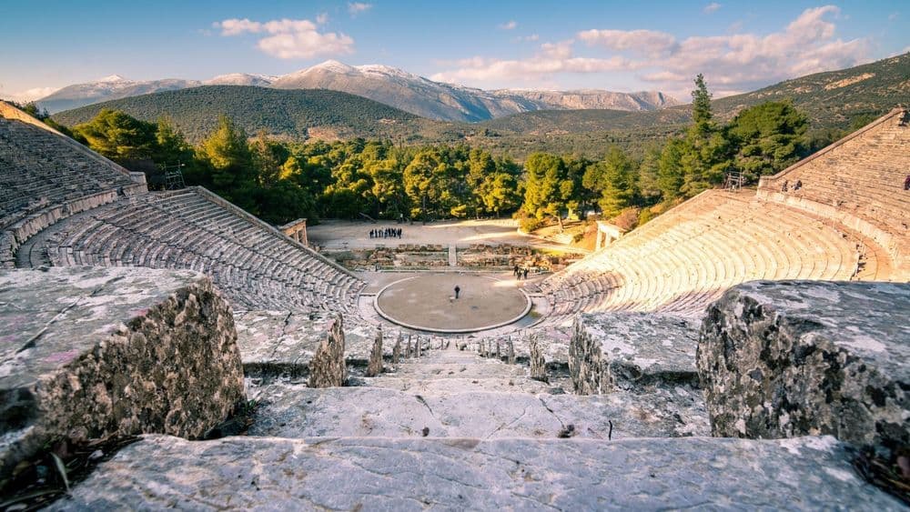 athens ampitheatre at epidavros