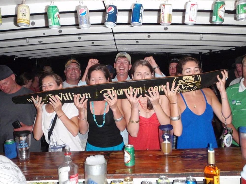 willy t bar shotski party BVI norman island