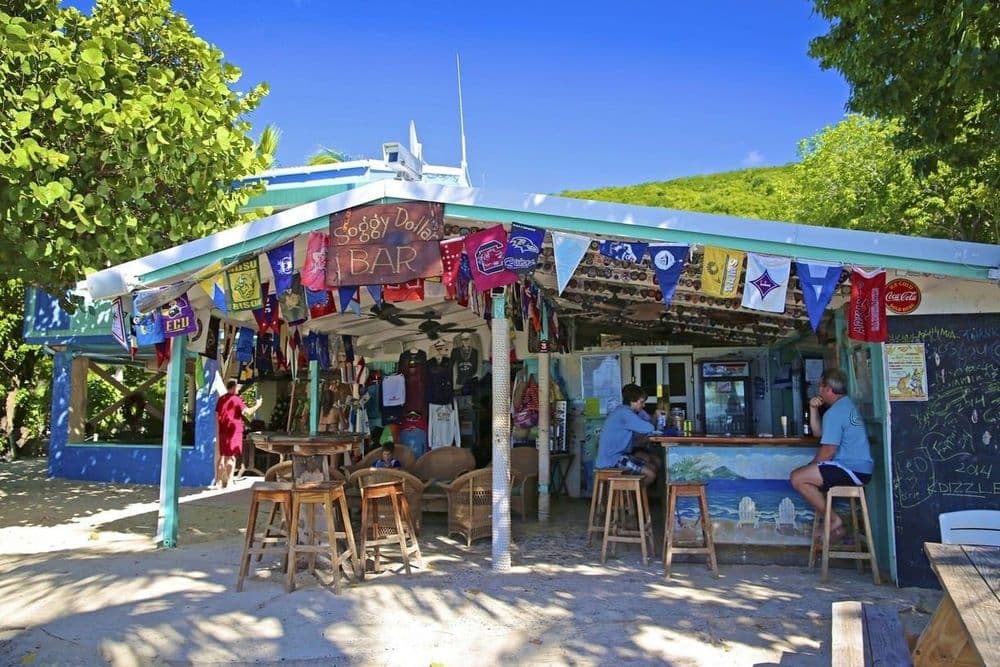 soggy dollar bar front bvi jost van dyke