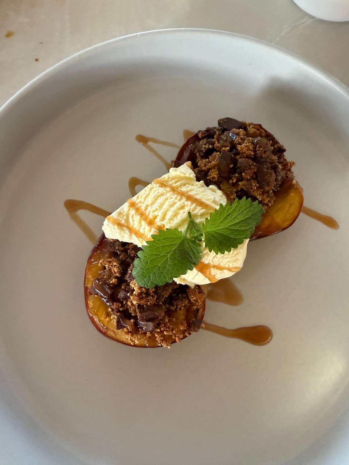 Sample menu image