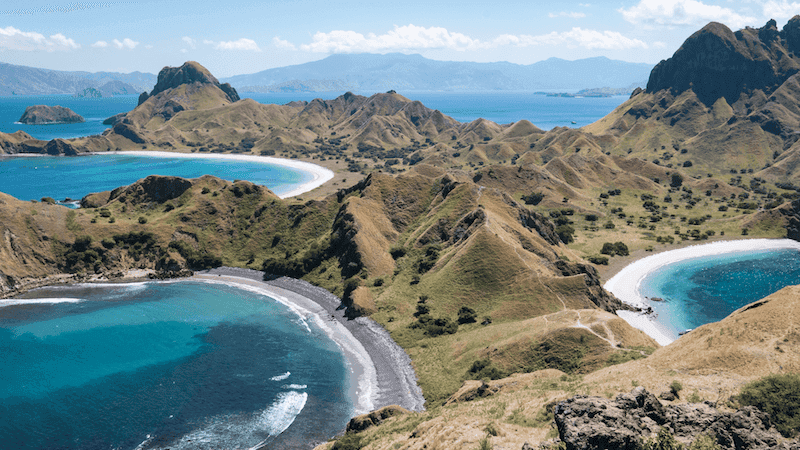 Aerial View of Komodo National Park, Indonesia