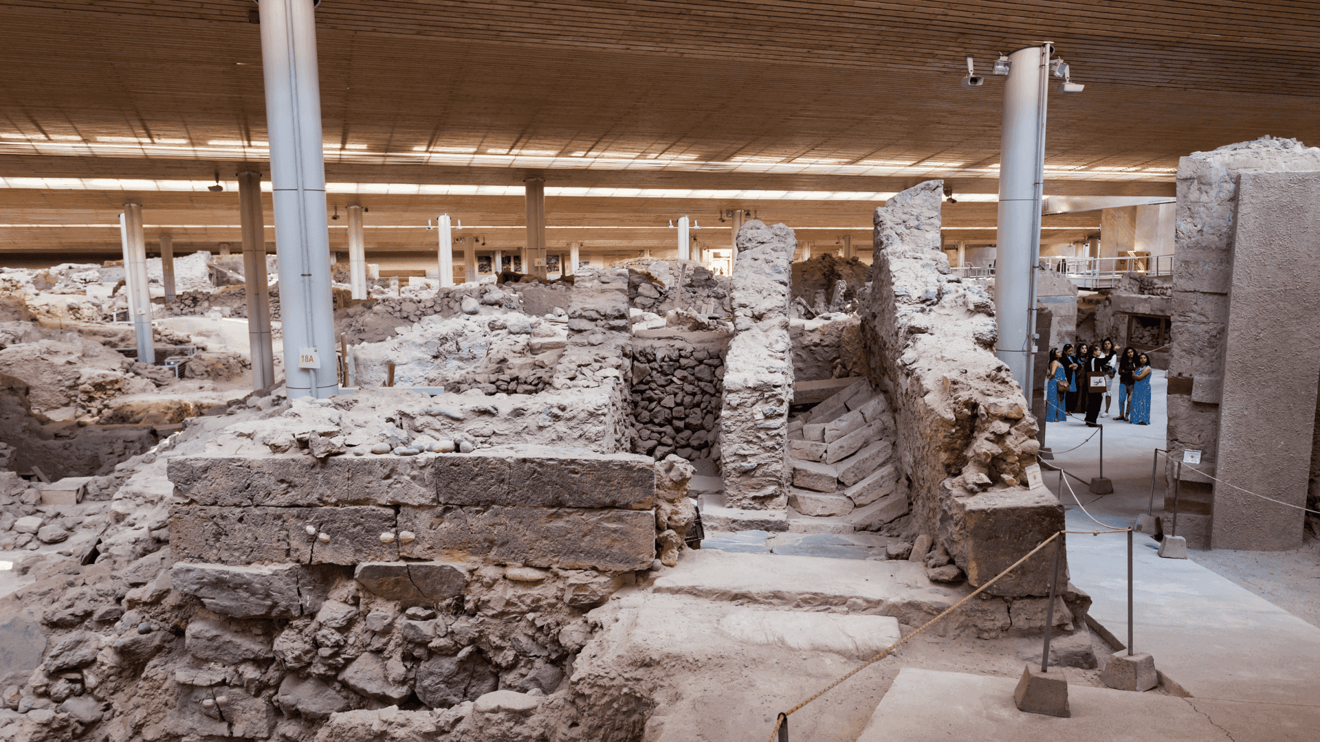 Akrotiri Archaeological Site in the Cyclades