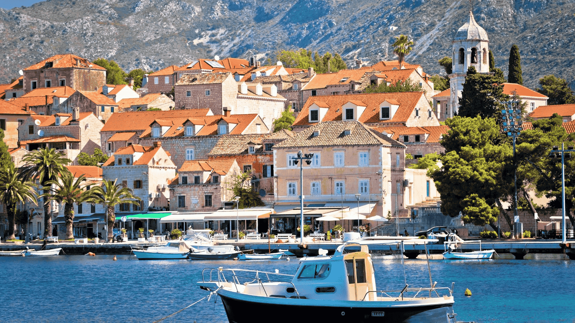 cavtat old town in south dalmatia