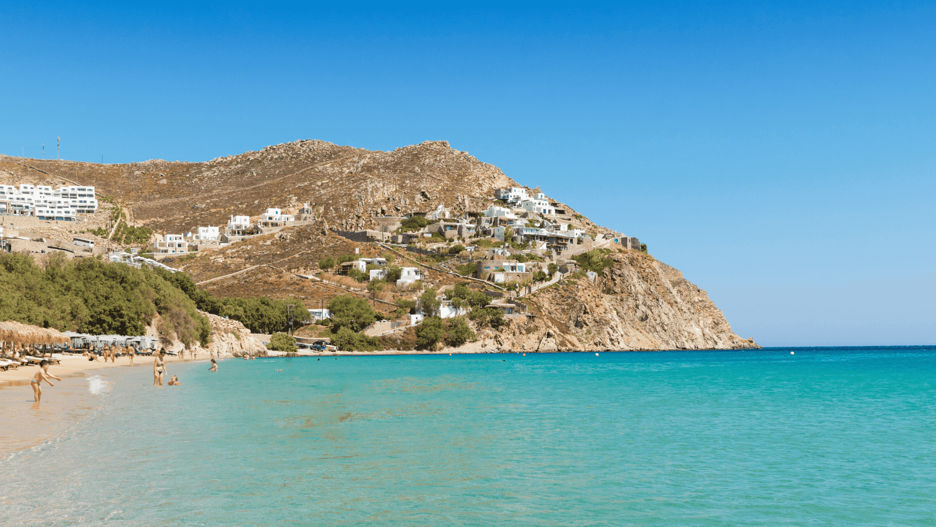 Elia Beach in Mykonos