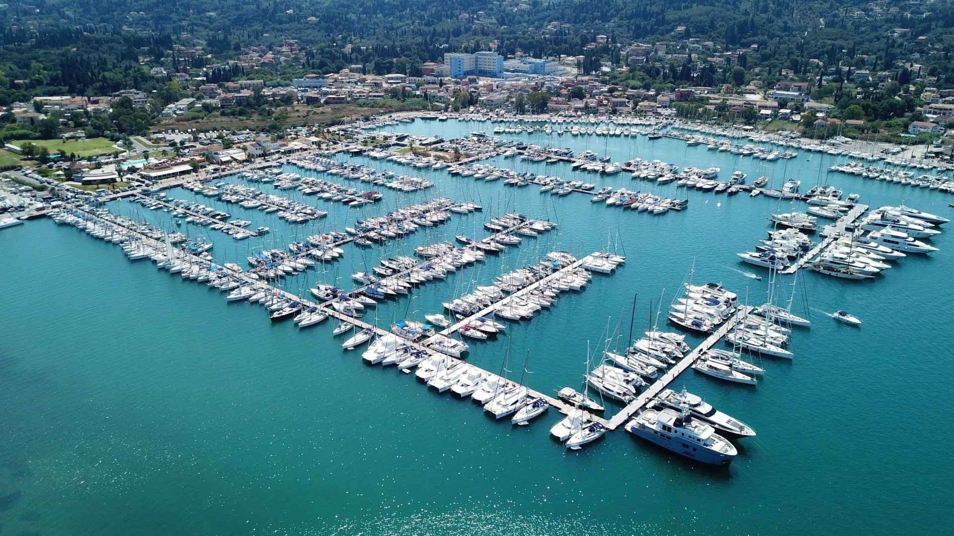 gouvia marina corfu