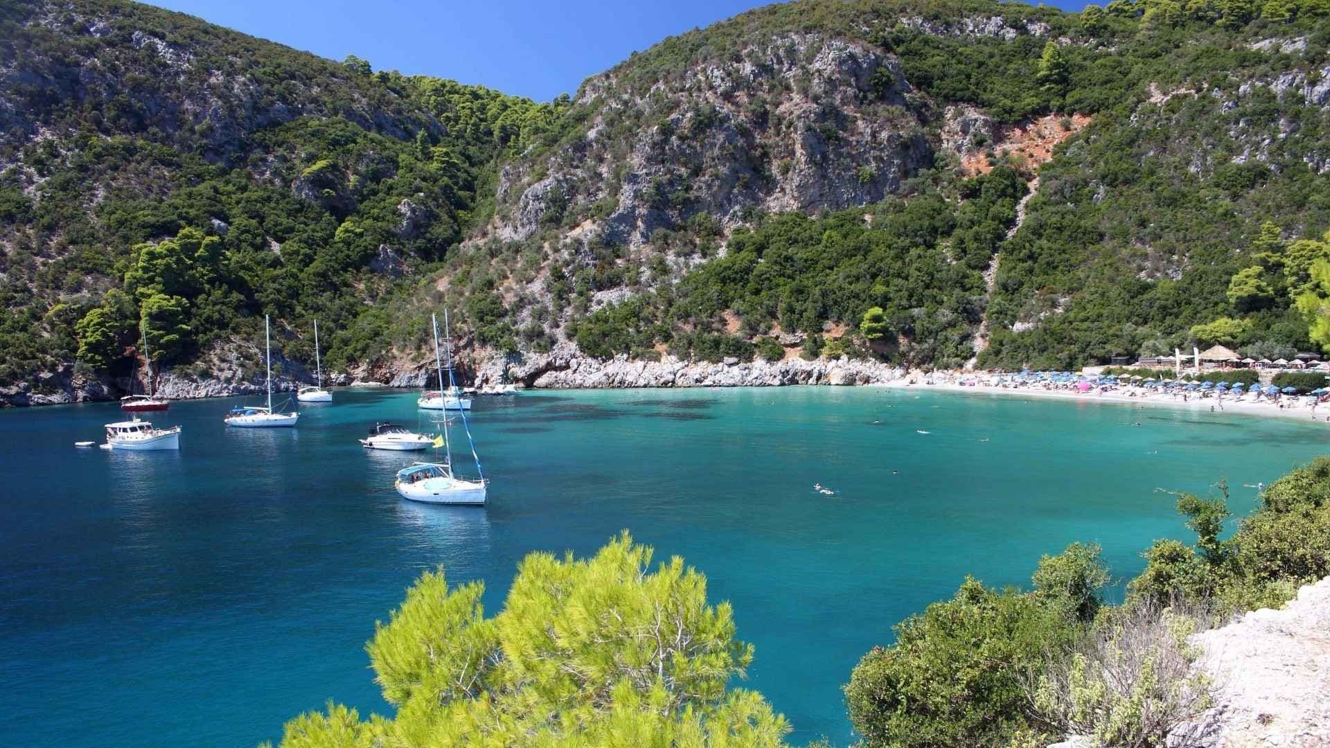 limnonari beach skopelos greece