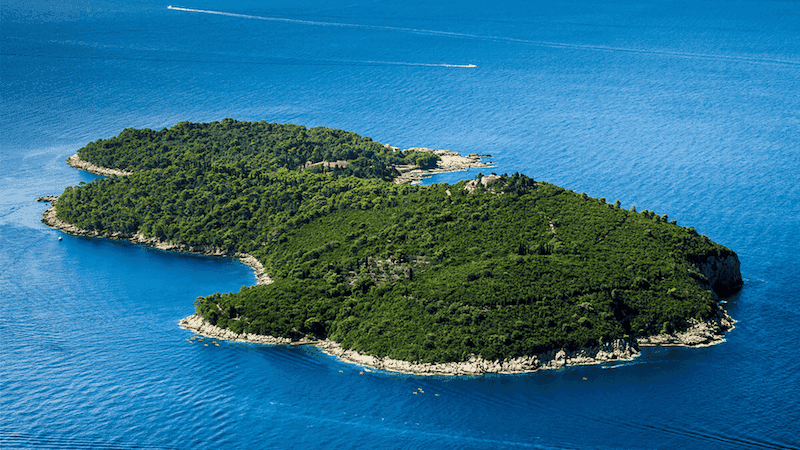 Lokrum Island in Dubrovnik
