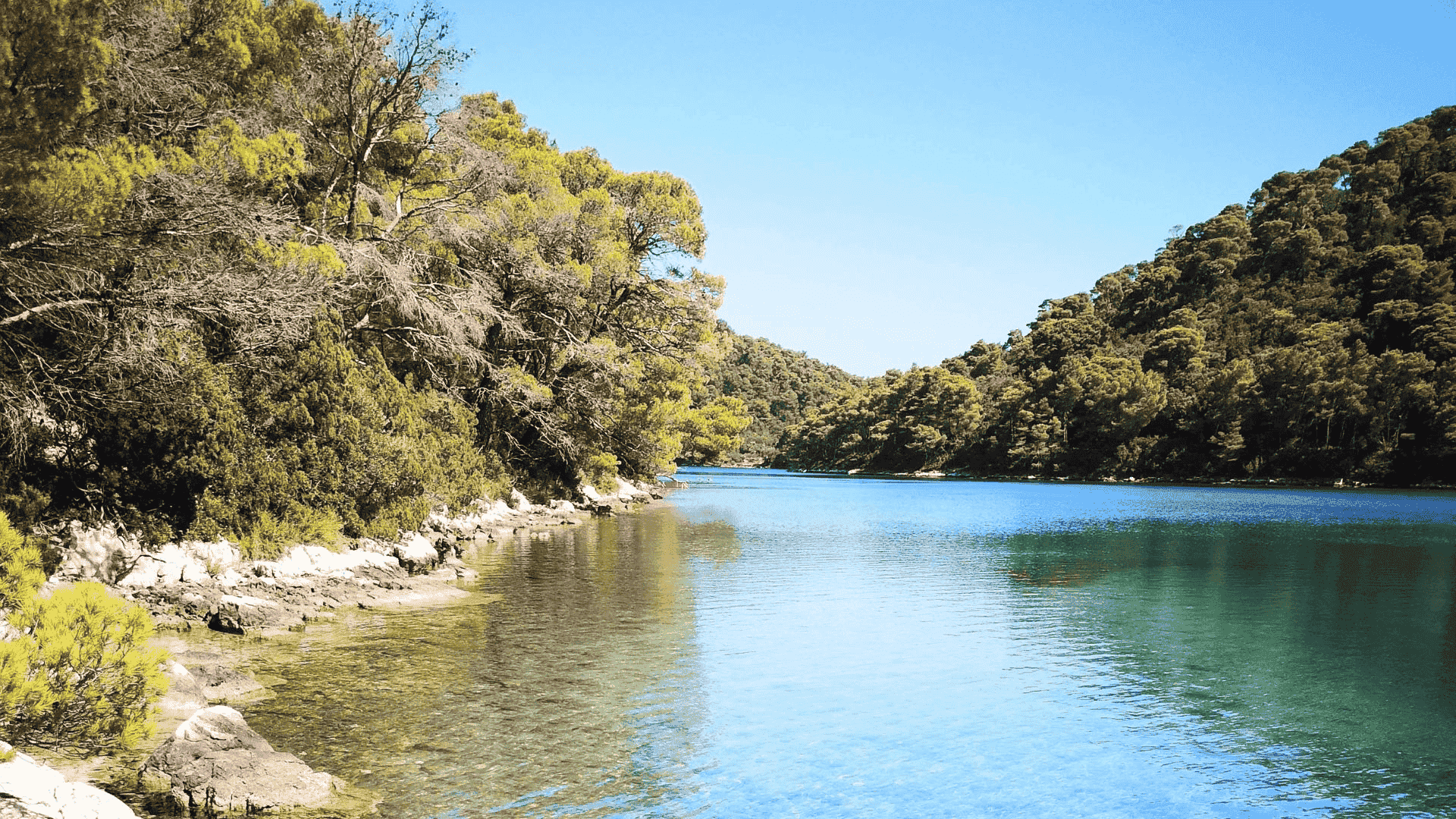 Mljet National Park in South Dalmatia