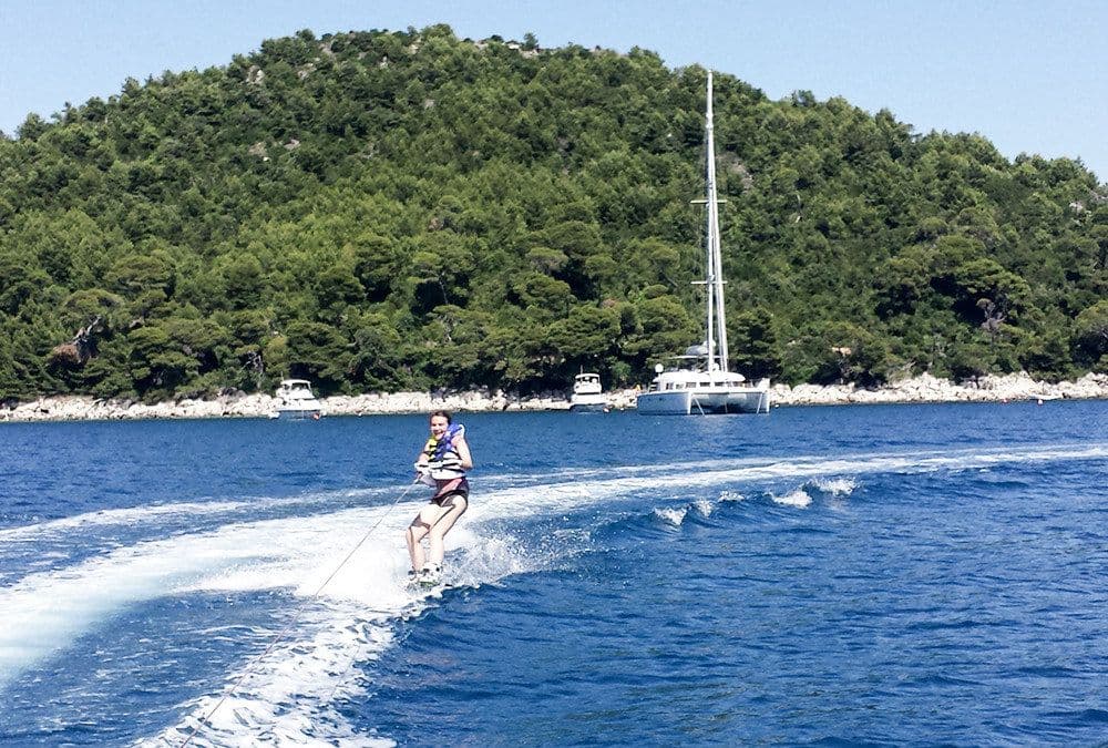 croatia watersports on solta island water skiing