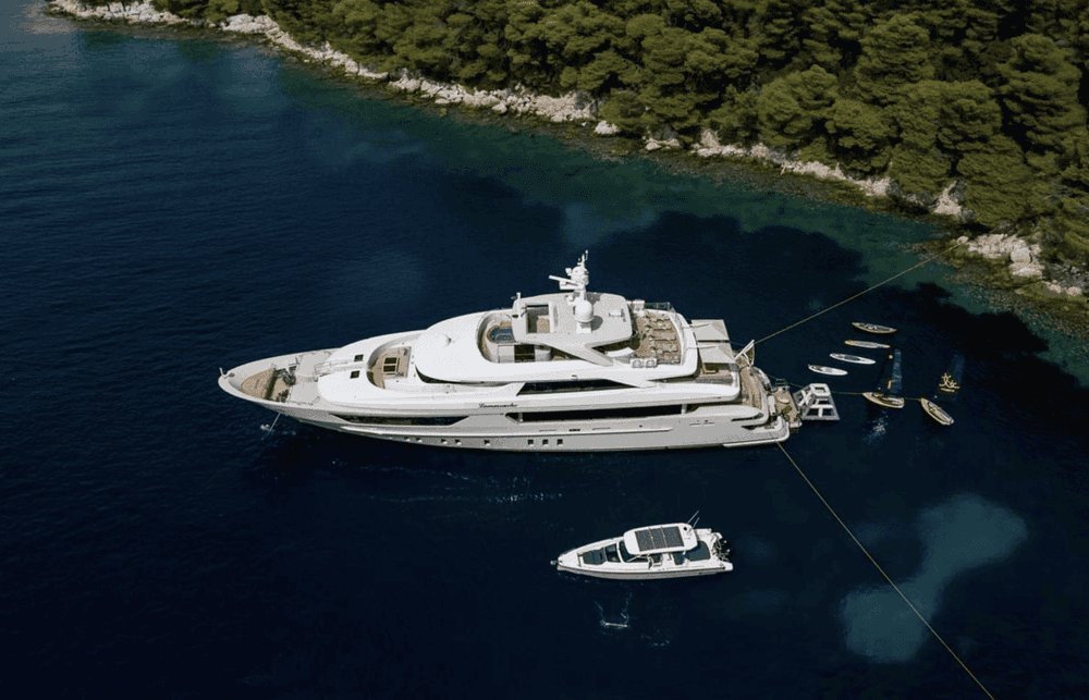 san lorenzo lammouche exterior boat drone shot