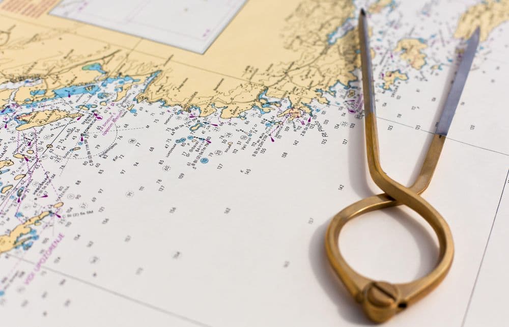 dalmatian islands chart for navigation